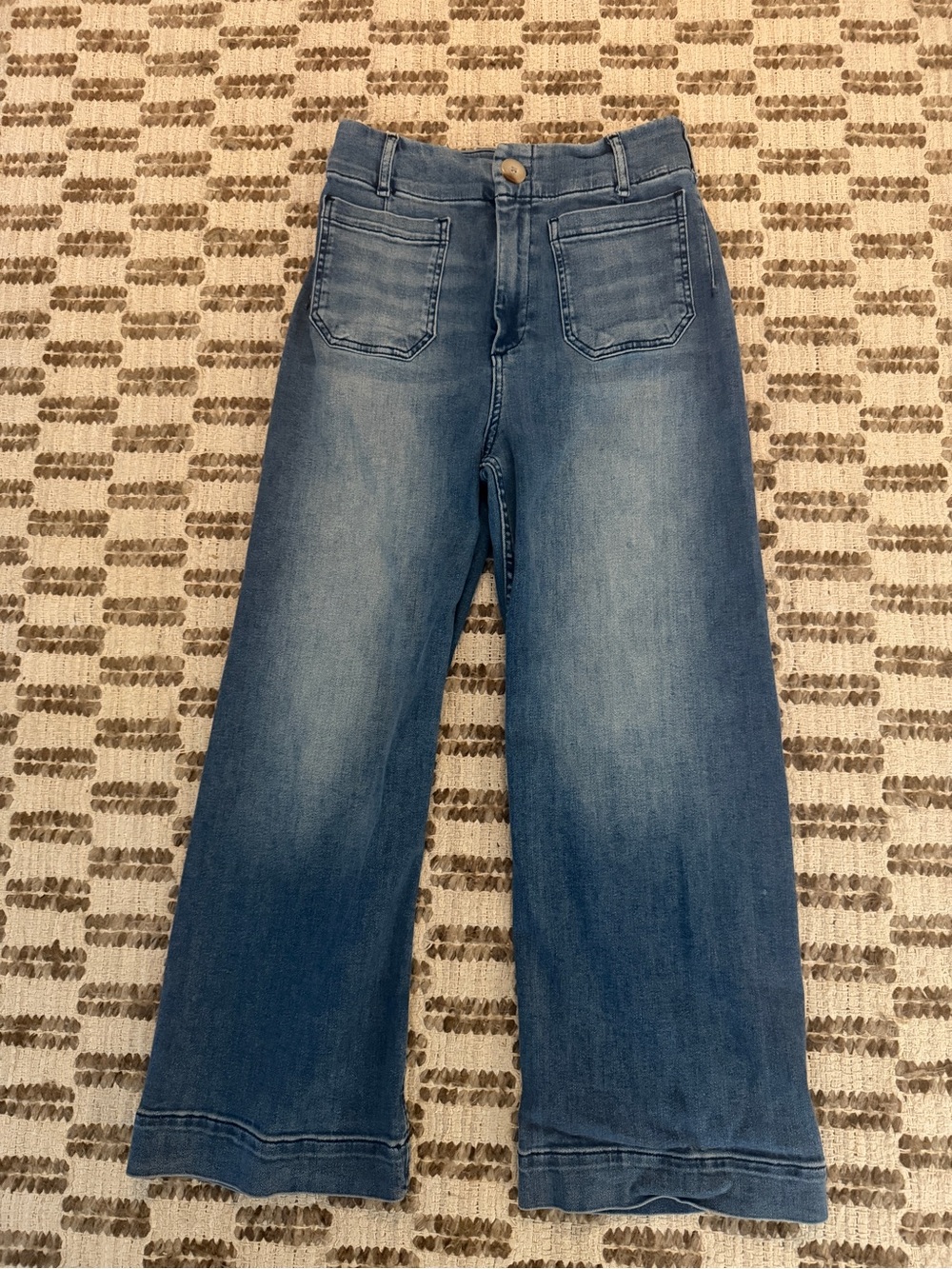 Anthropologie Maeve Collette Cropped Wide Leg Jeans - Picture 4 of 7